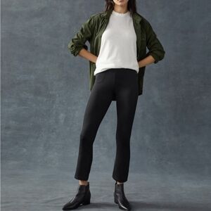 American Giant Black No BS Kick Flare Ponte Knit Pant